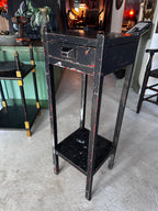 Black arts and crafts side table