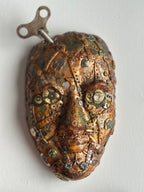 Watch Parts Face Sculpture