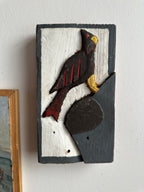 Carved Wooden Cardinal