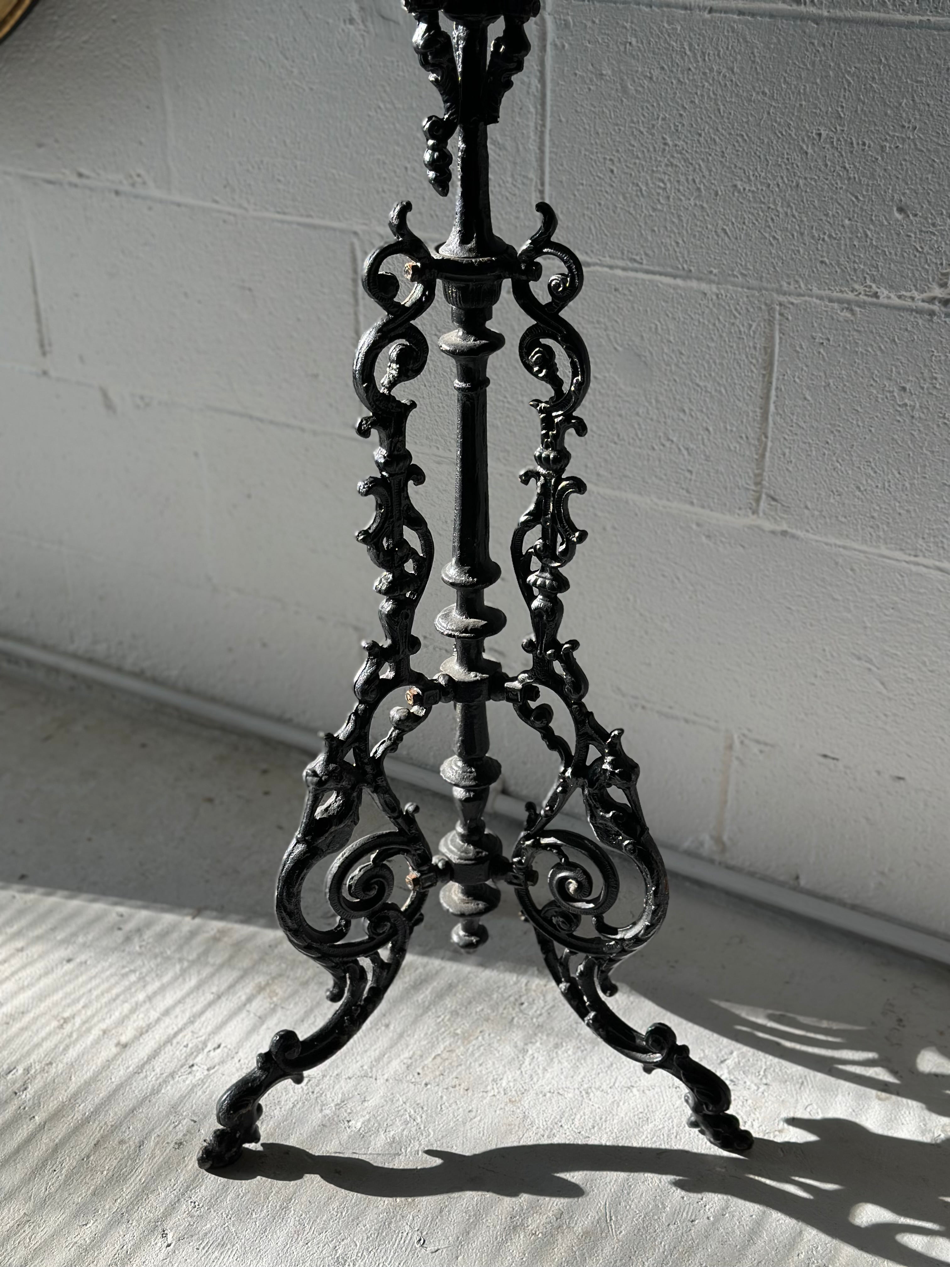 Black Victorian Plant Stand