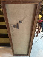 Abstract, geometric, mid-century painting