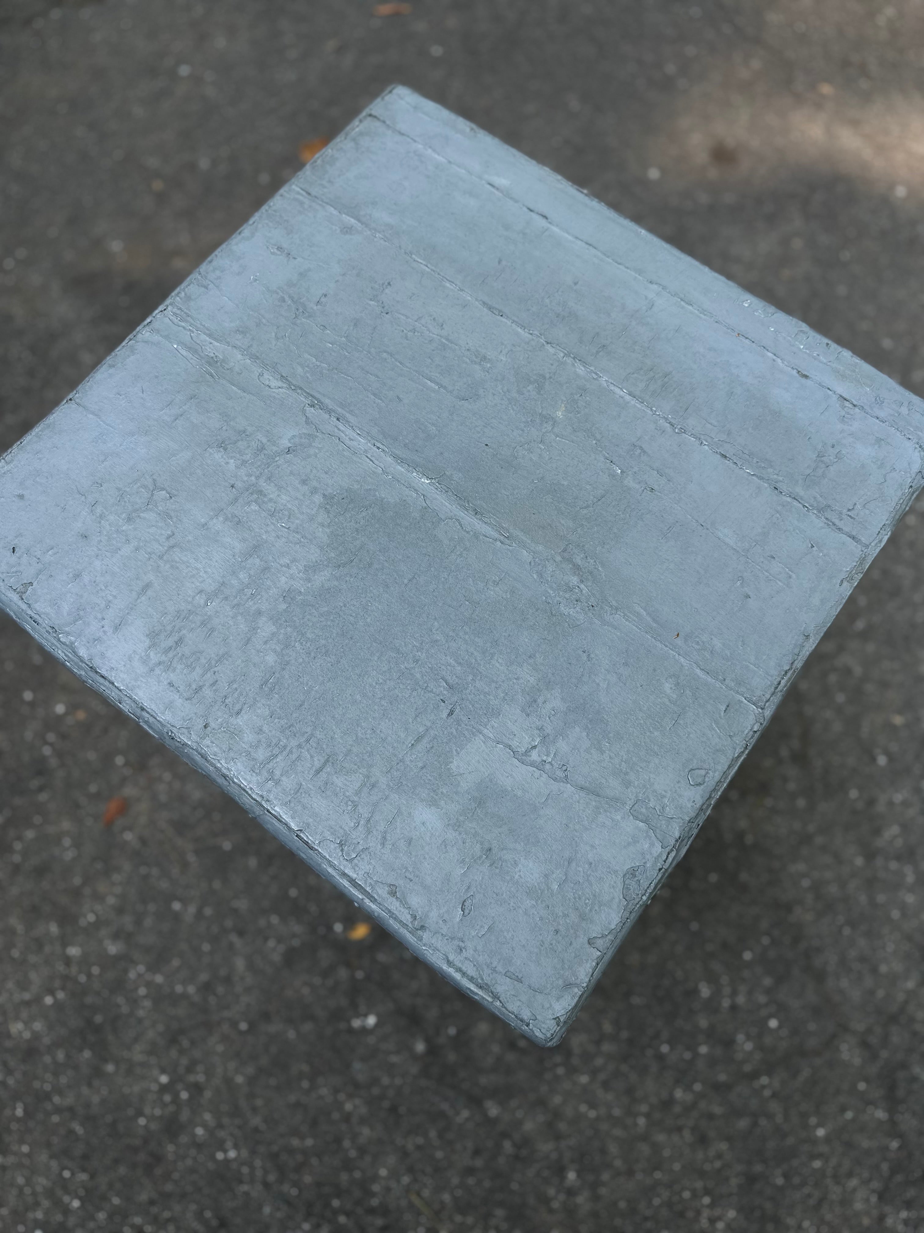 Gray Adirondack Side Table