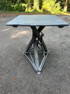 Gray Adirondack Side Table