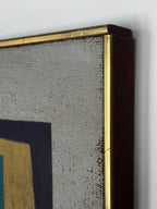 Mid-century artist board over painted linen