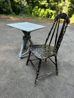 Gray Adirondack Side Table