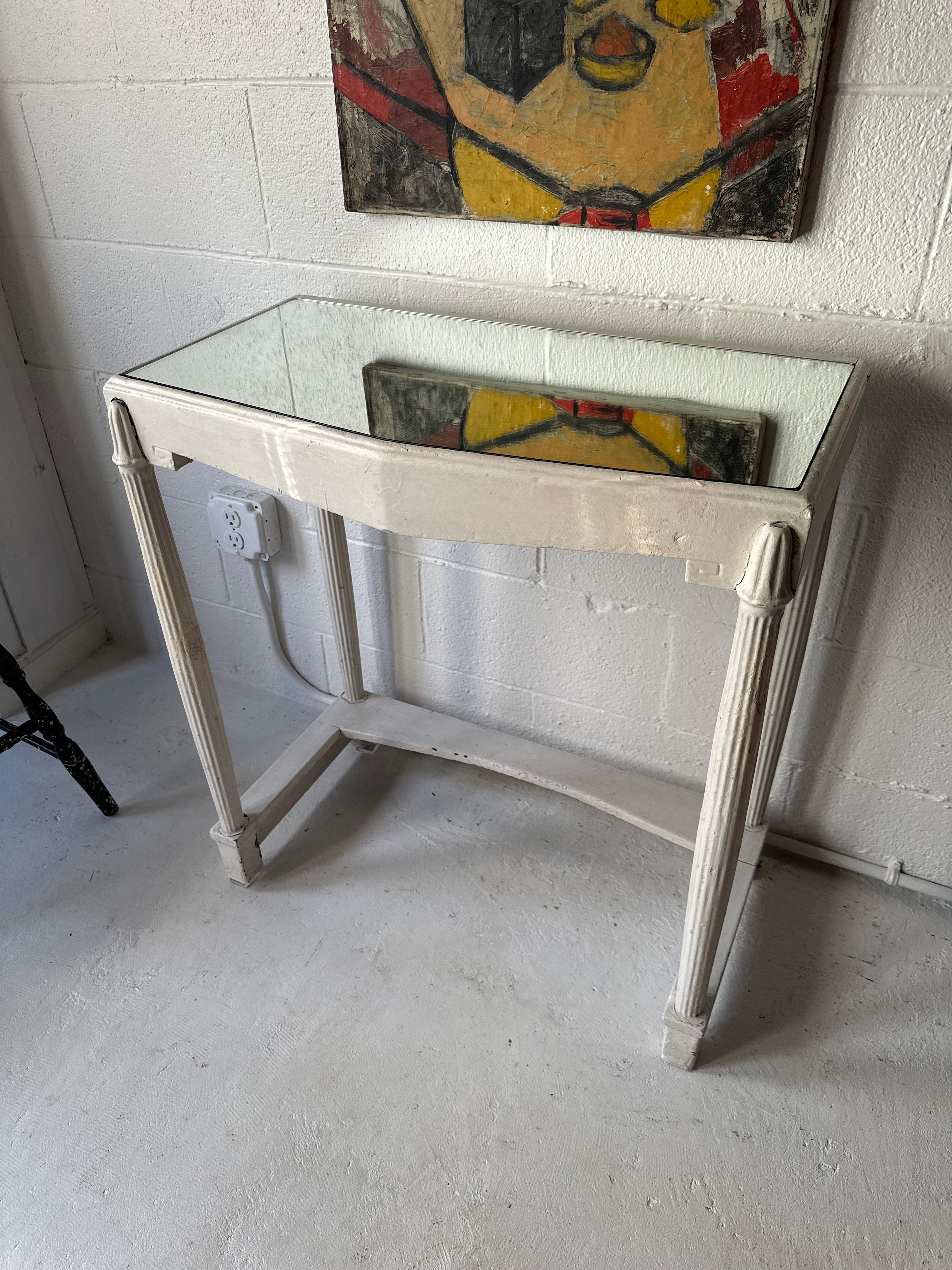 White Mirrored Vanity Table