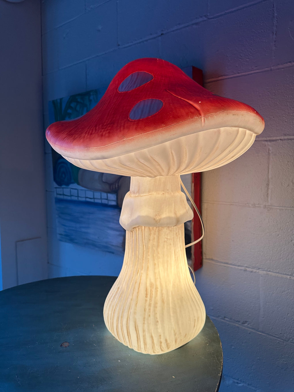 Mushroom Blow Mold Light