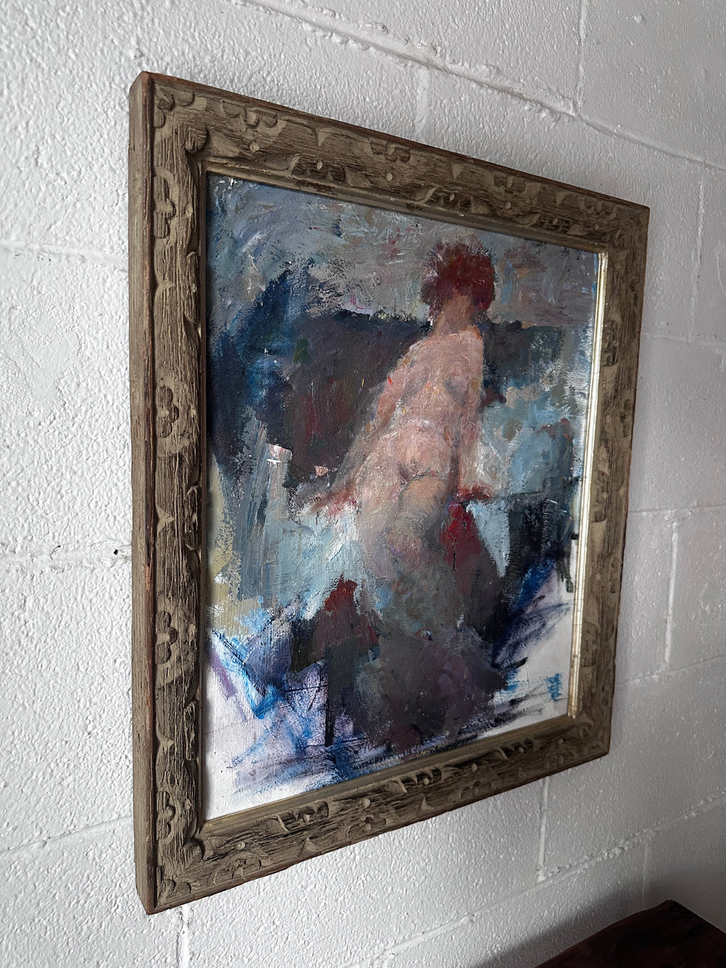 Leaning Nude Figure