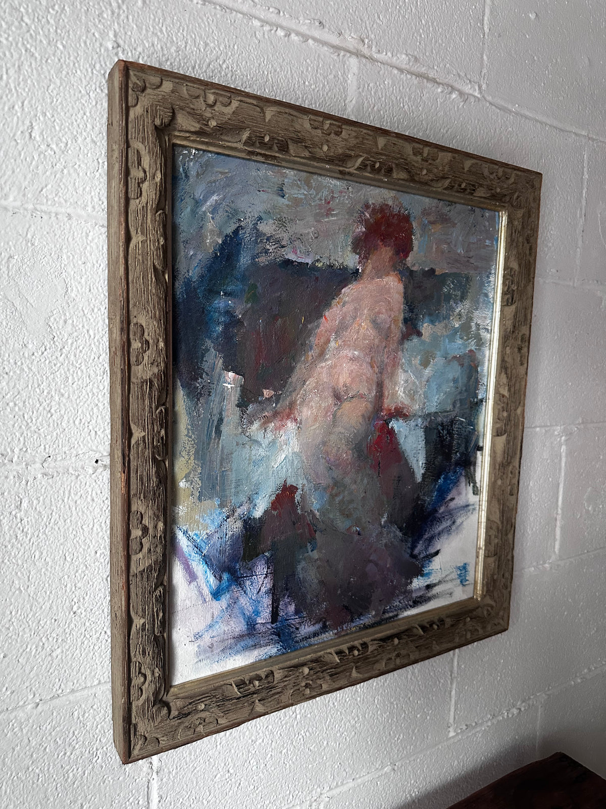 Leaning Nude Figure