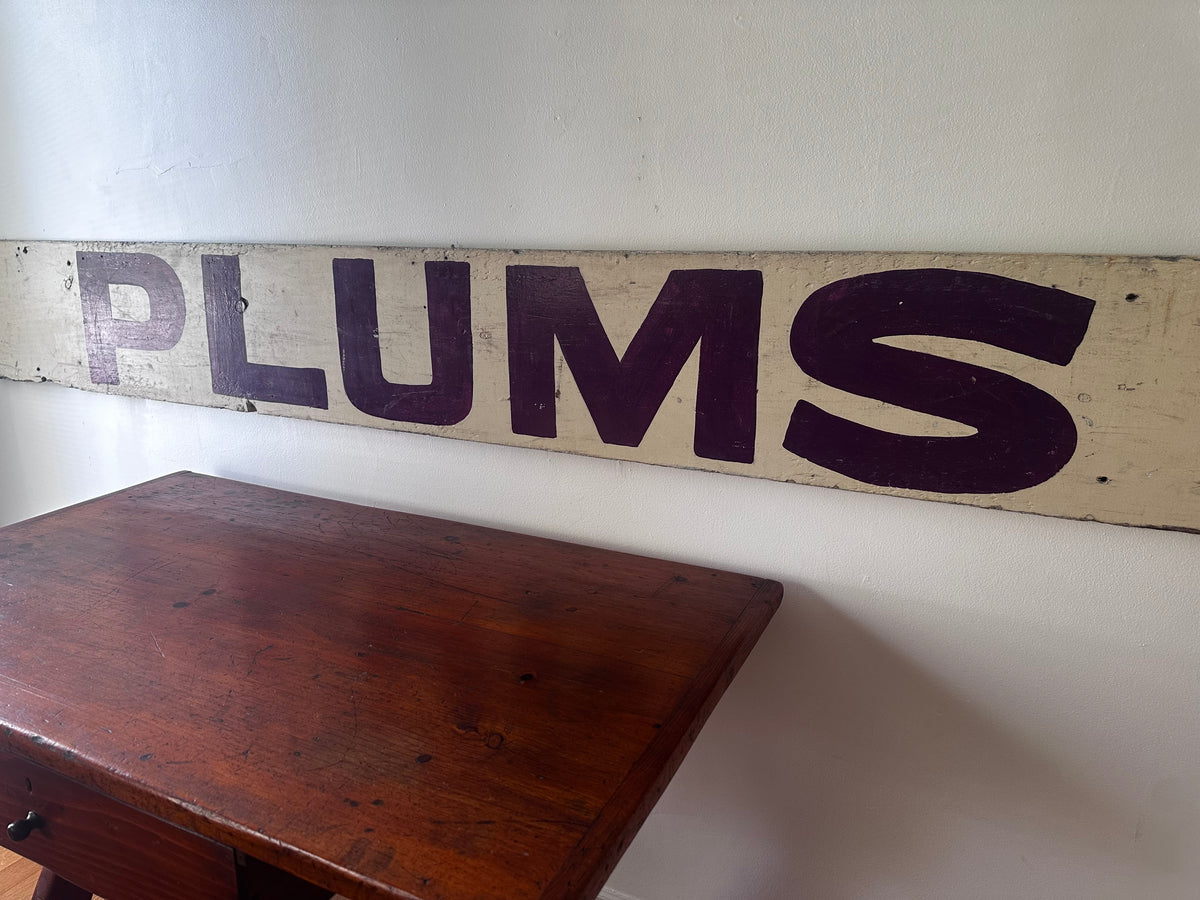 Double sided fruit stand sign