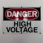 High voltage sign