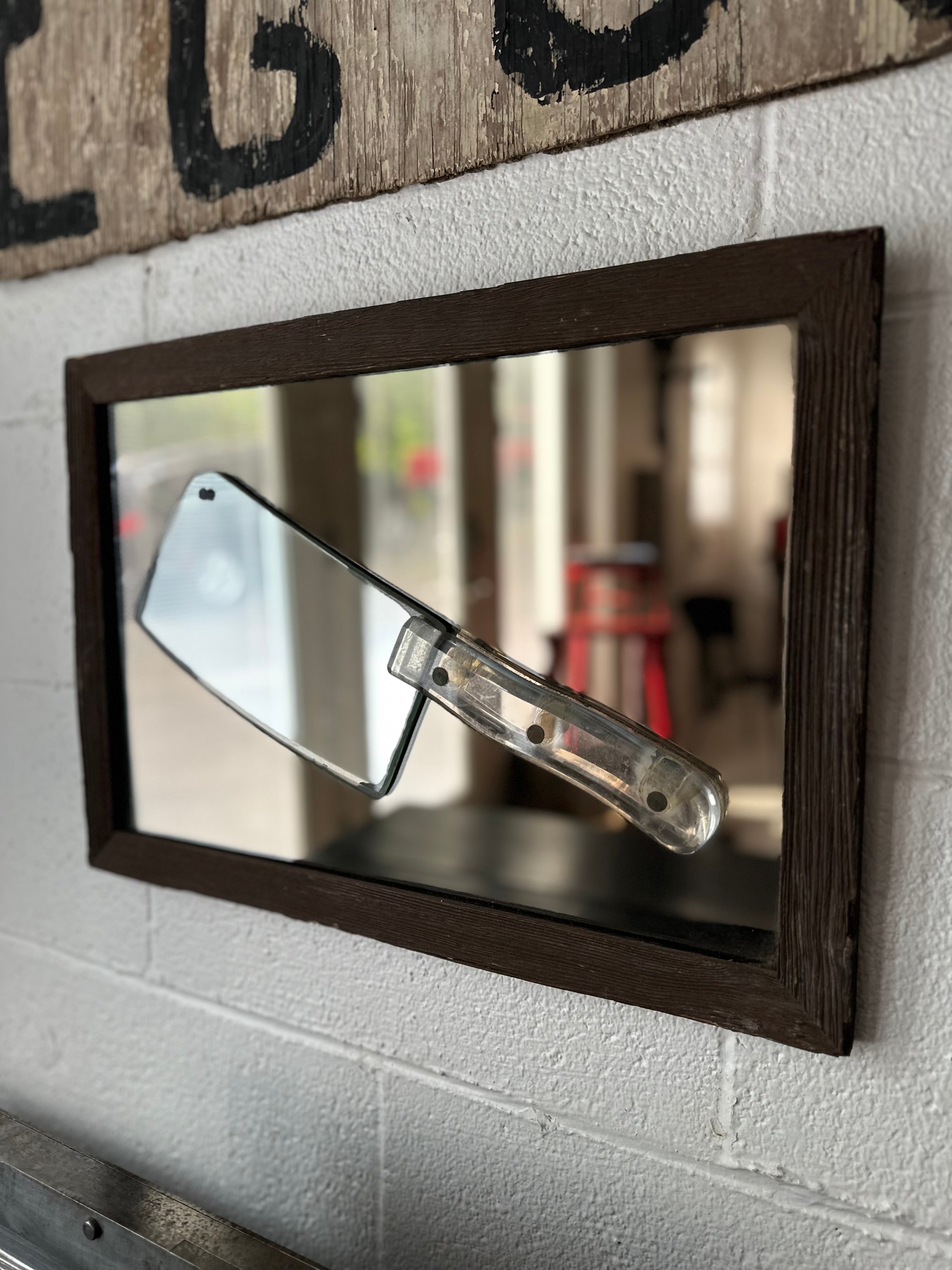 1930's Butcher Shop Mirrored Cleaver