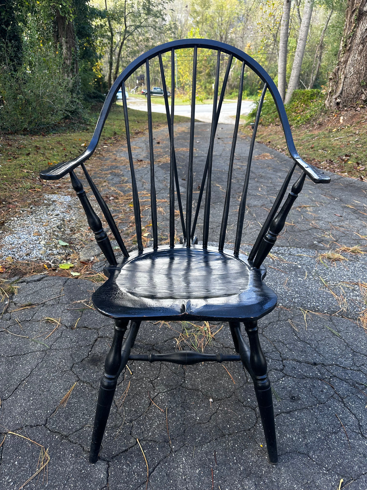Black painted Windsor chair