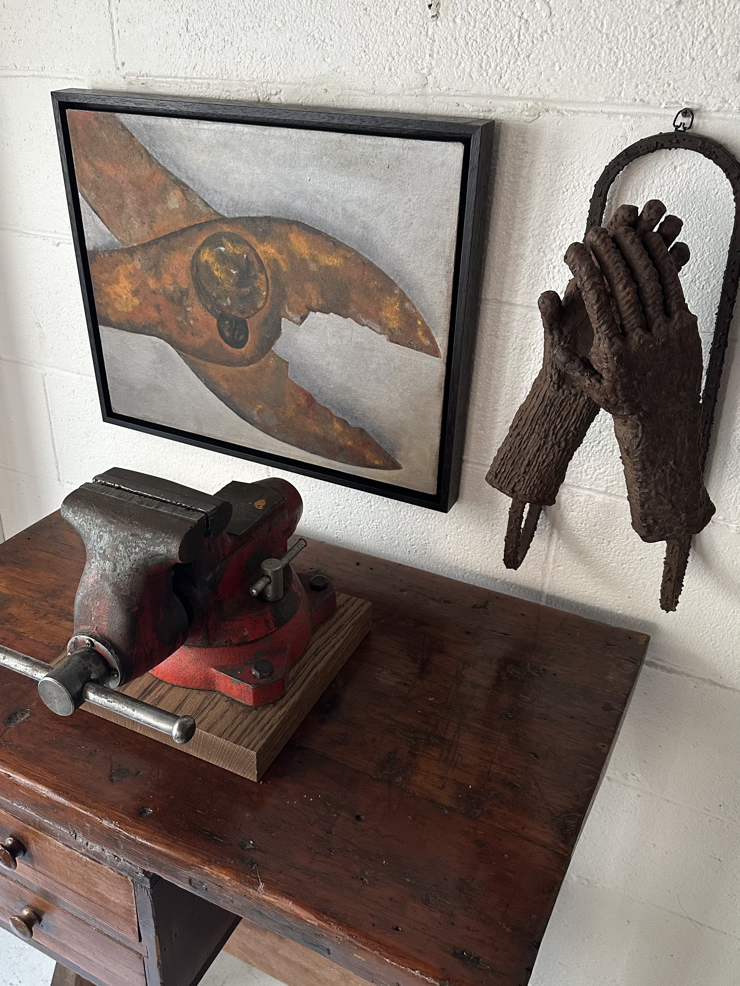 Rusty Pliers Painting