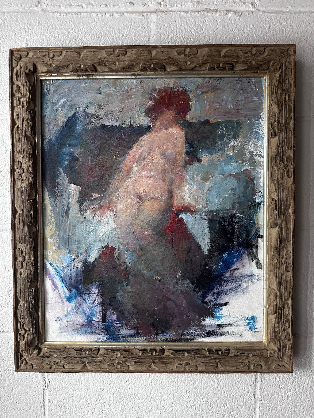 Leaning Nude Figure