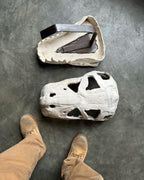 Slab Ceramic Dinosaur Skull