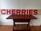 Double sided fruit stand sign