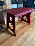 Diamond plate collapsible Boeing workstation/bench