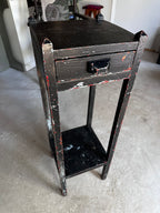 Black arts and crafts side table