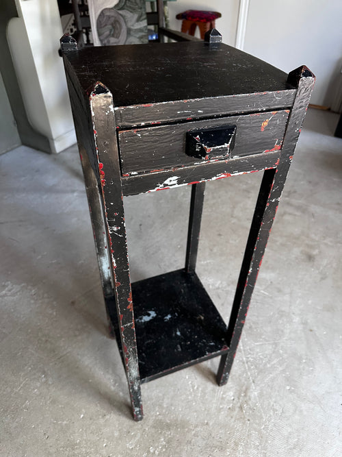 Black arts and crafts side table