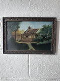 Cabin on artist board
