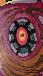 70’s Mixed Media Painting