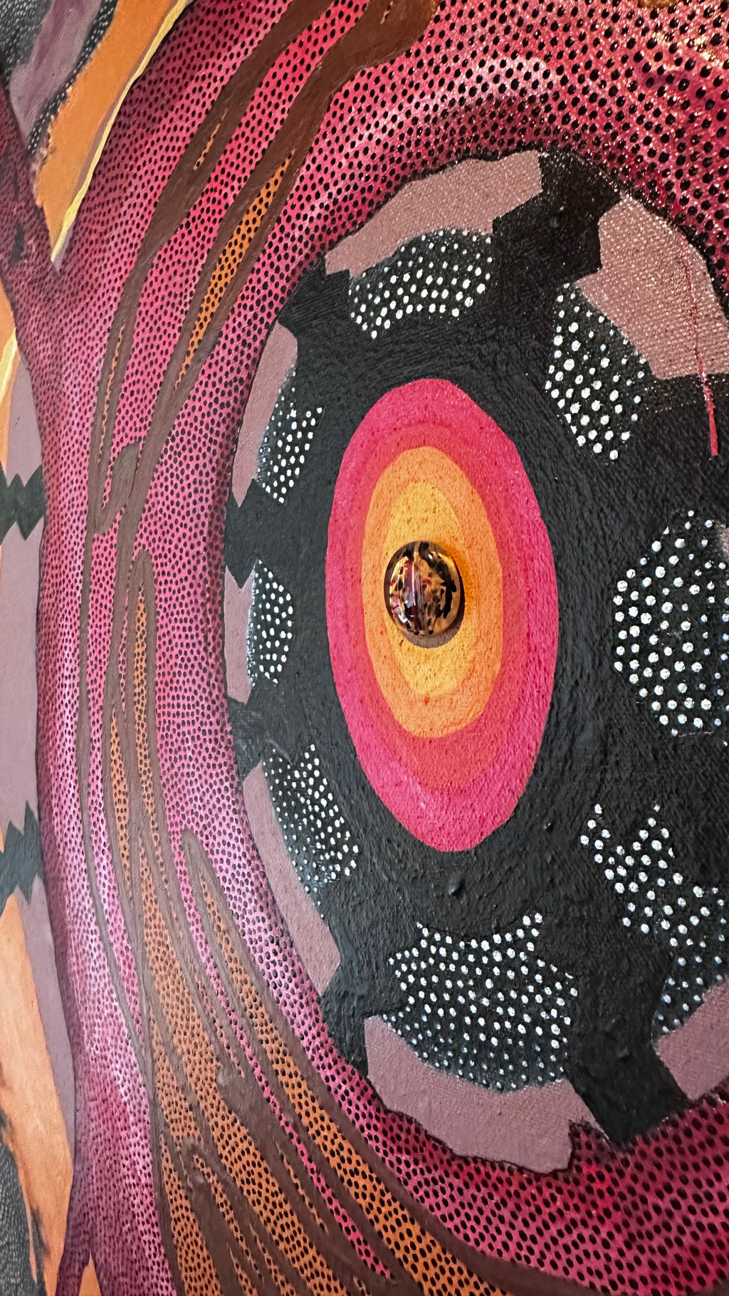 70’s Mixed Media Painting