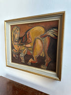 Cubist Horse Painting