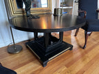 Steel top cocktail table
