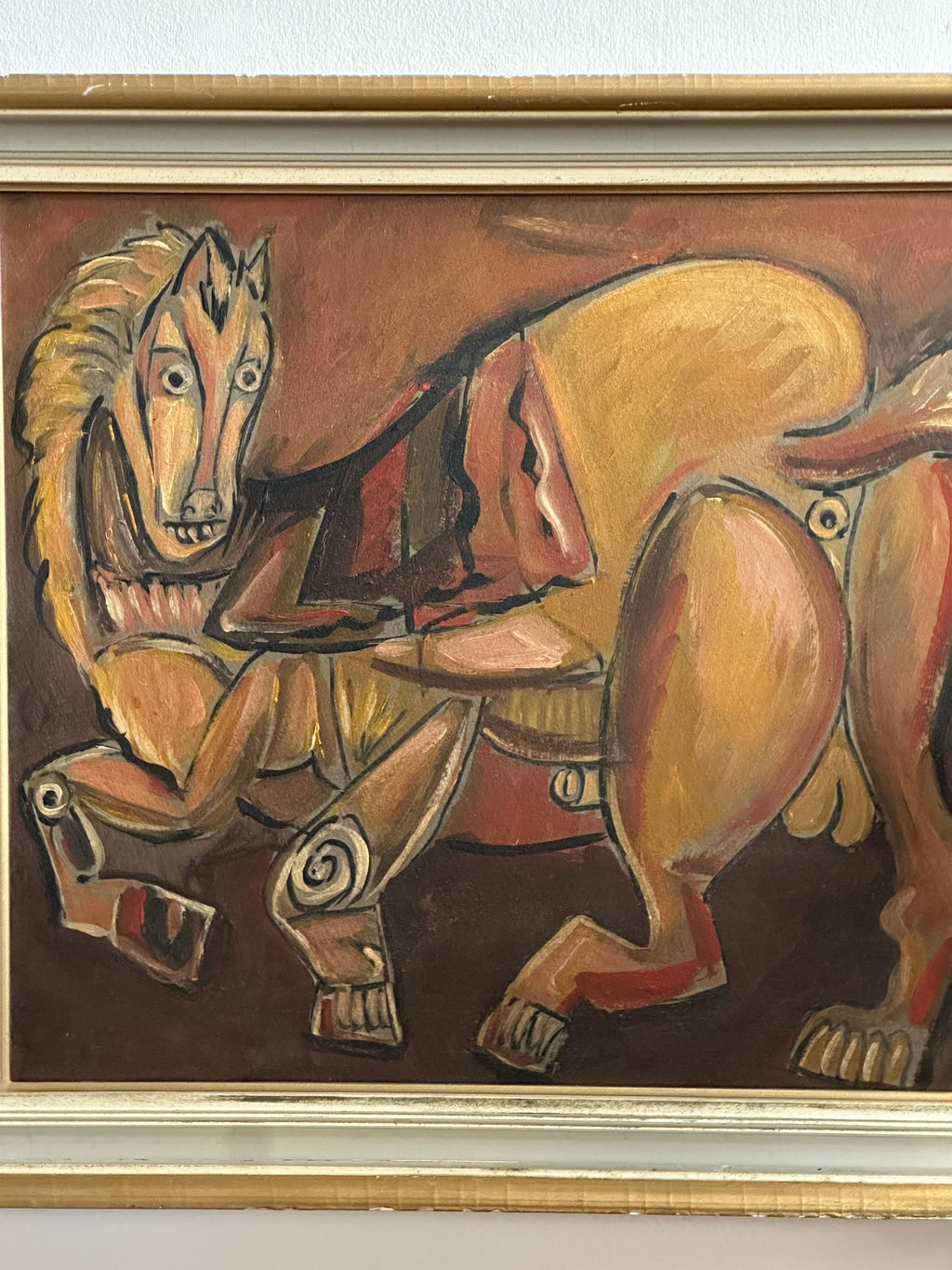 Cubist Horse Painting