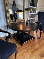Steel top cocktail table