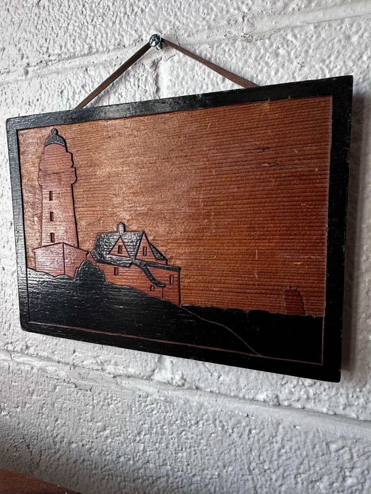 Lighthouse in relief