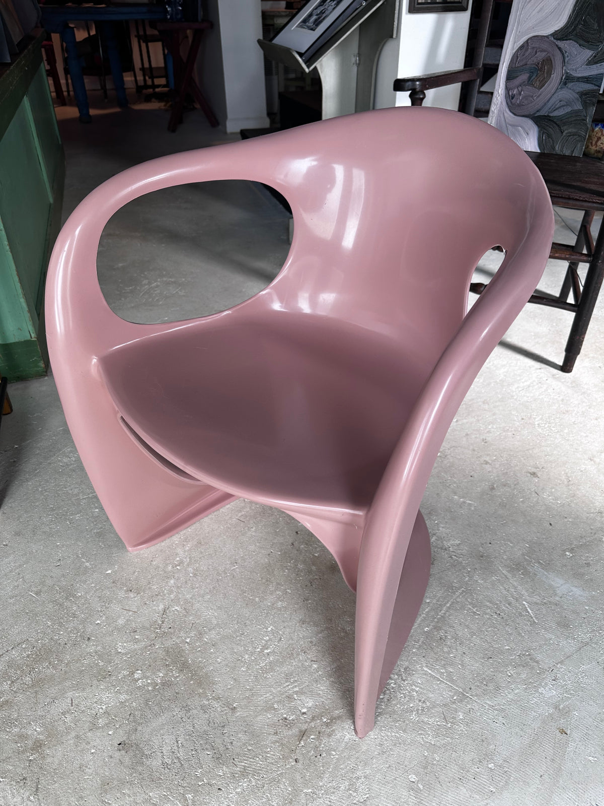 Molded Pink Chair
