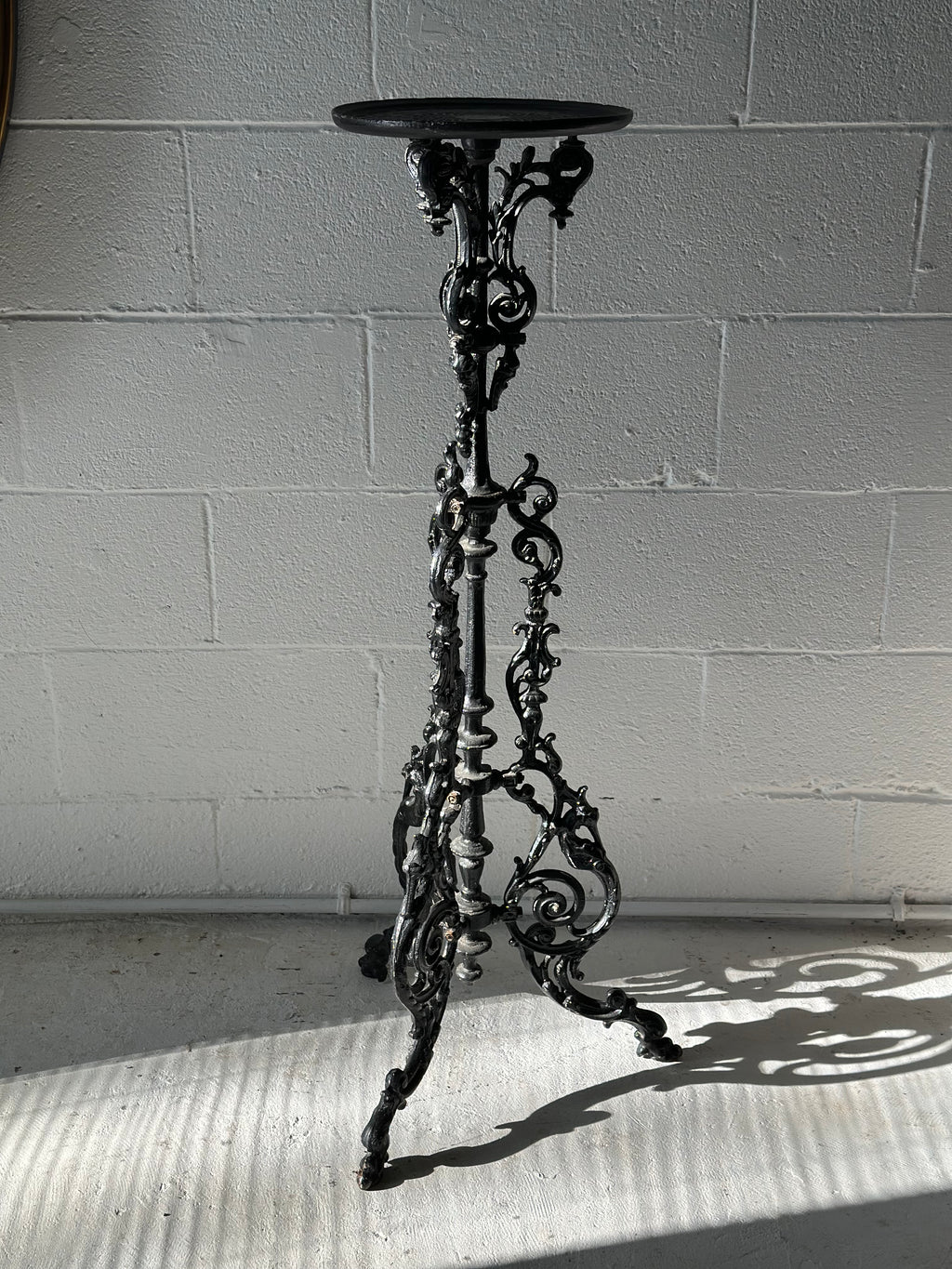 Black Victorian Plant Stand