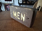 Men’s state park restroom sign