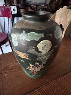 Painted Ceramic Vase