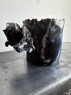 Blue ceramic mug