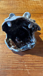 Ceramic Hippo Head