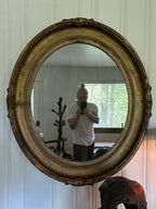 19th Century Oval Mirror