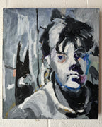Portrait in Blues and Grays