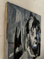 Portrait in Blues and Grays