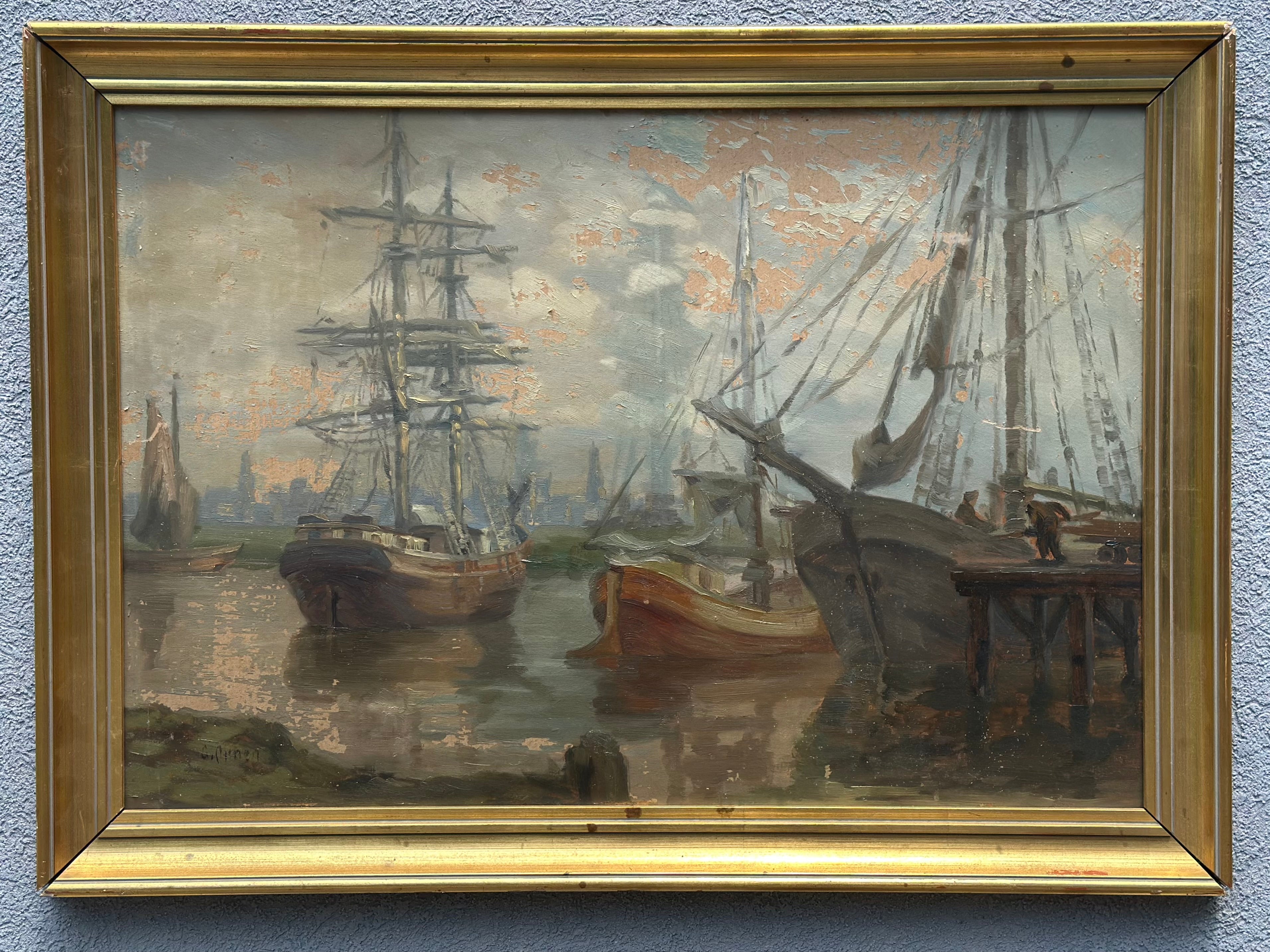 Harbor in the Evening Light