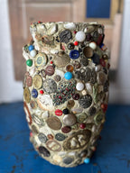 Marble Encrusted Memory Jar