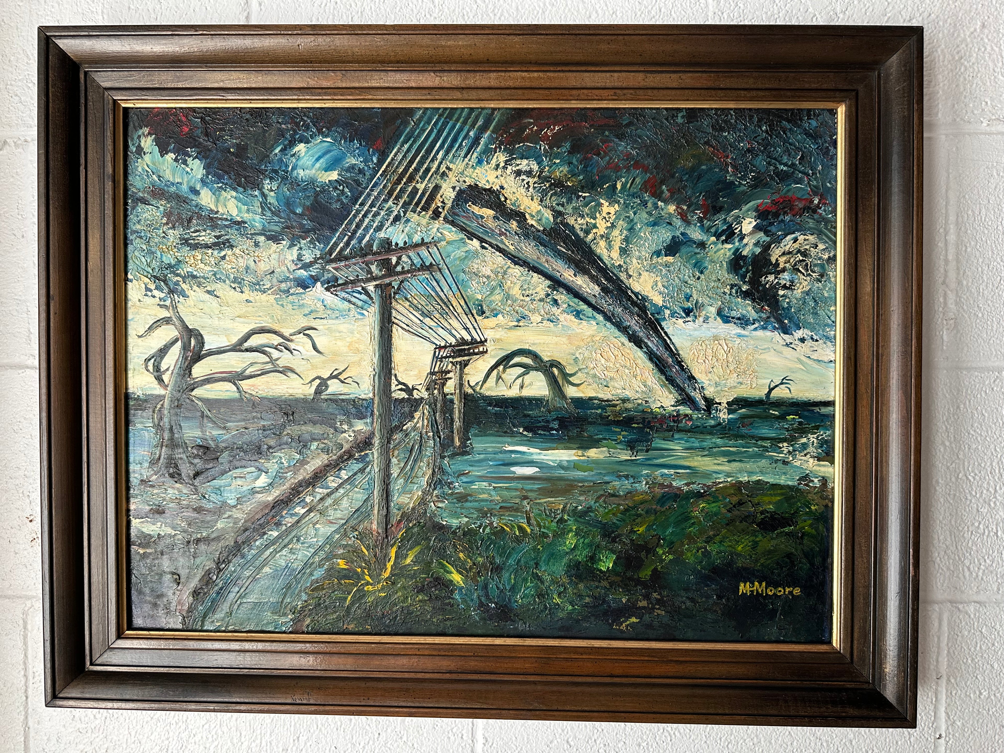 Coastal Hurricane Painting ￼