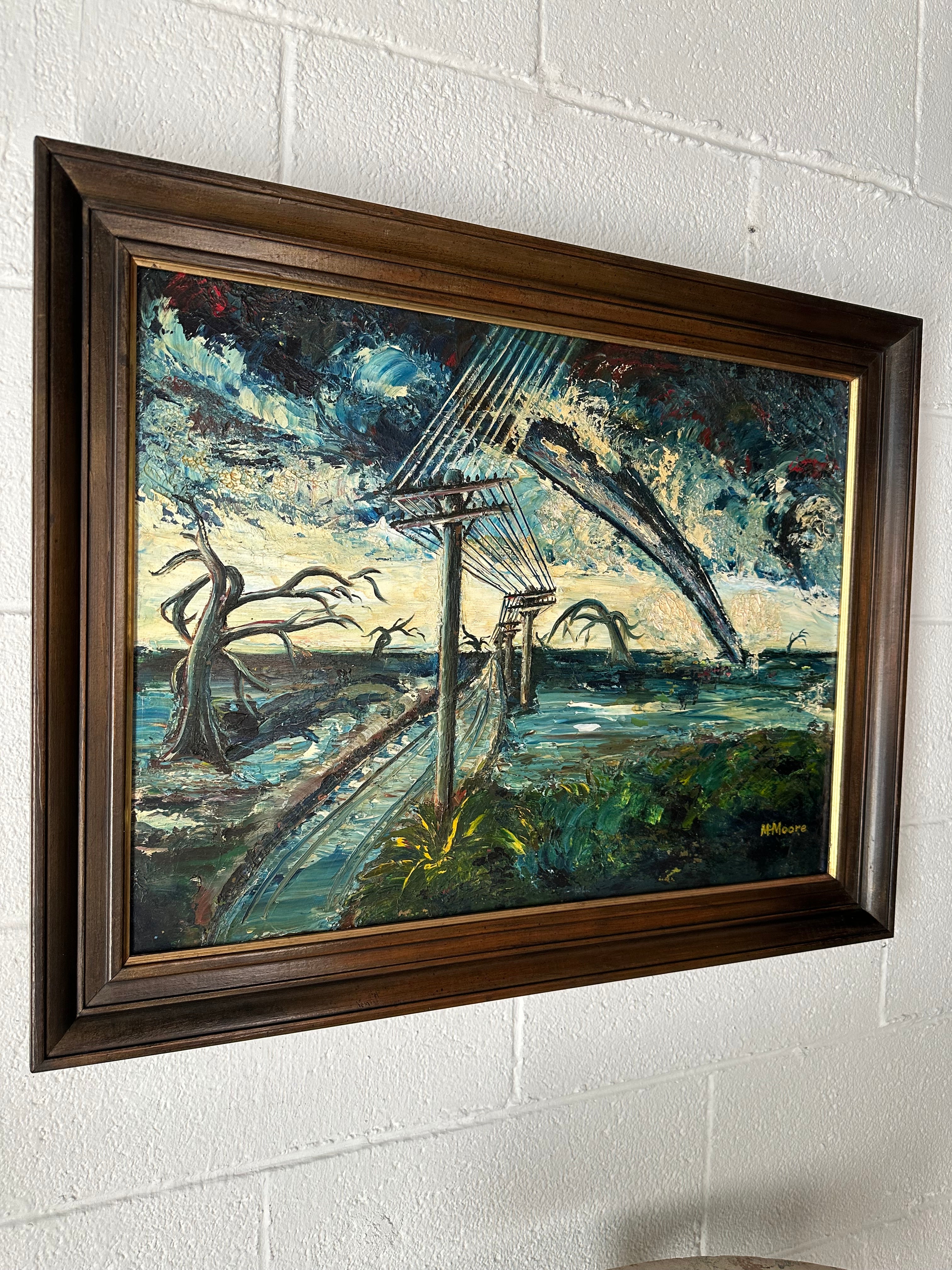 Coastal Hurricane Painting ￼