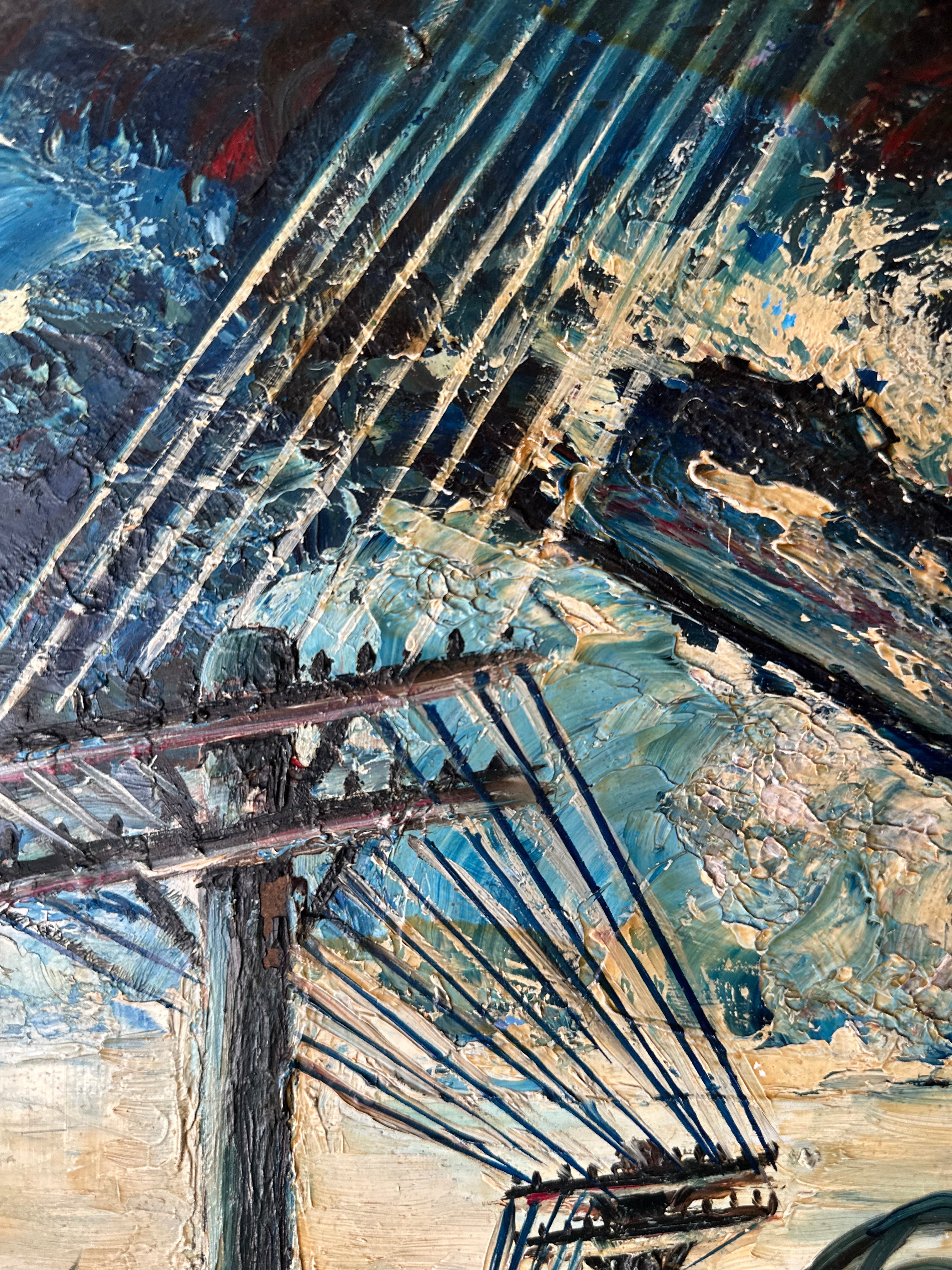 Coastal Hurricane Painting ￼