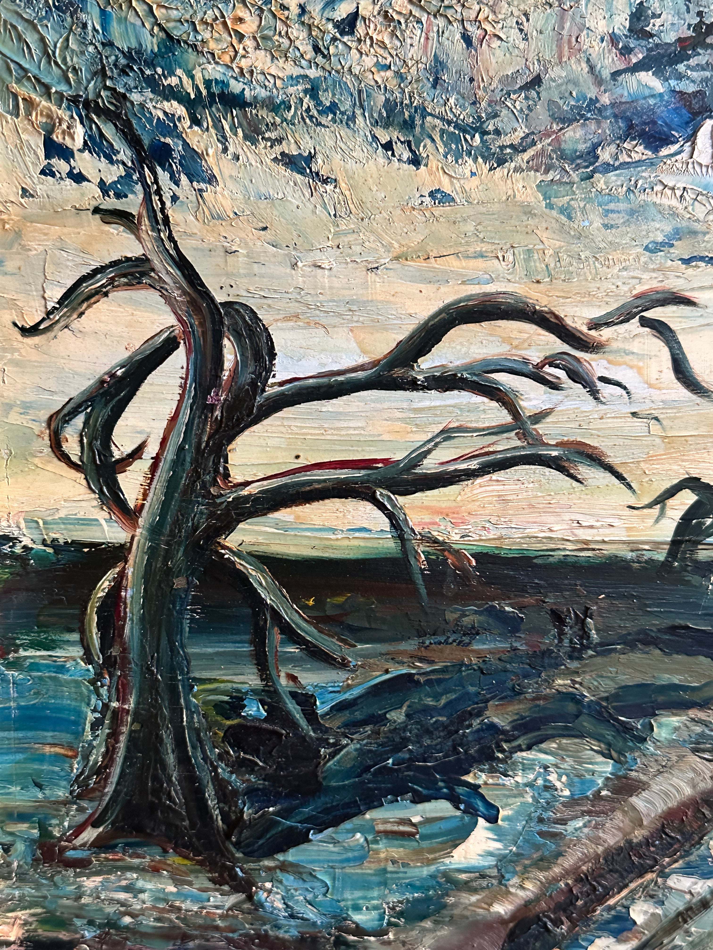 Coastal Hurricane Painting ￼