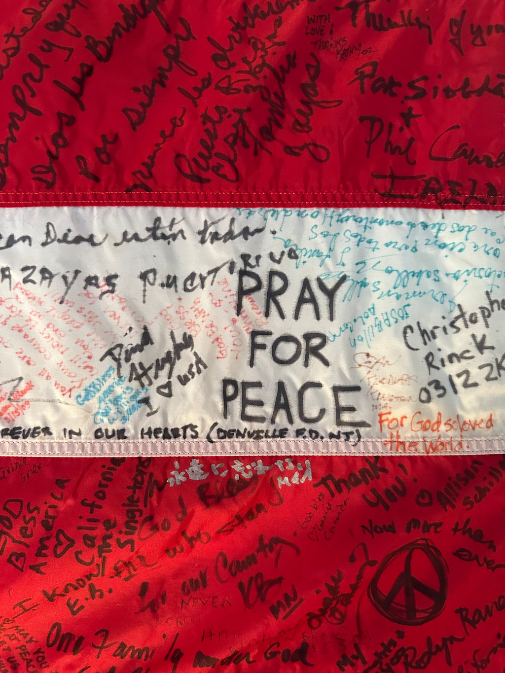 Ground Zero Construction Site Signature Flag