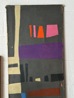 Abstract, geometric, mid-century painting