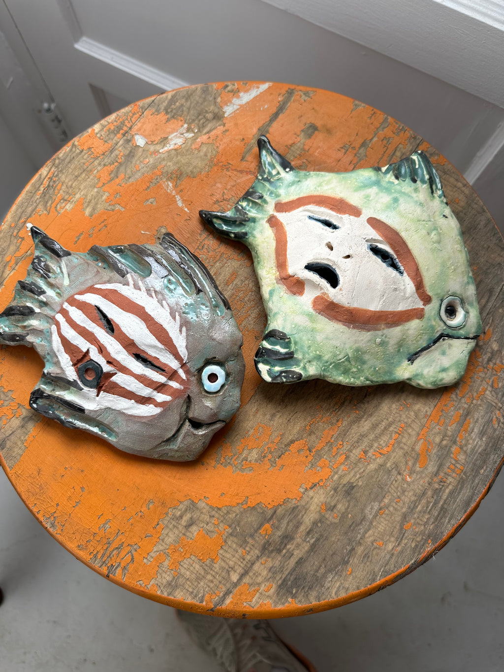 Pair of Fish Faces